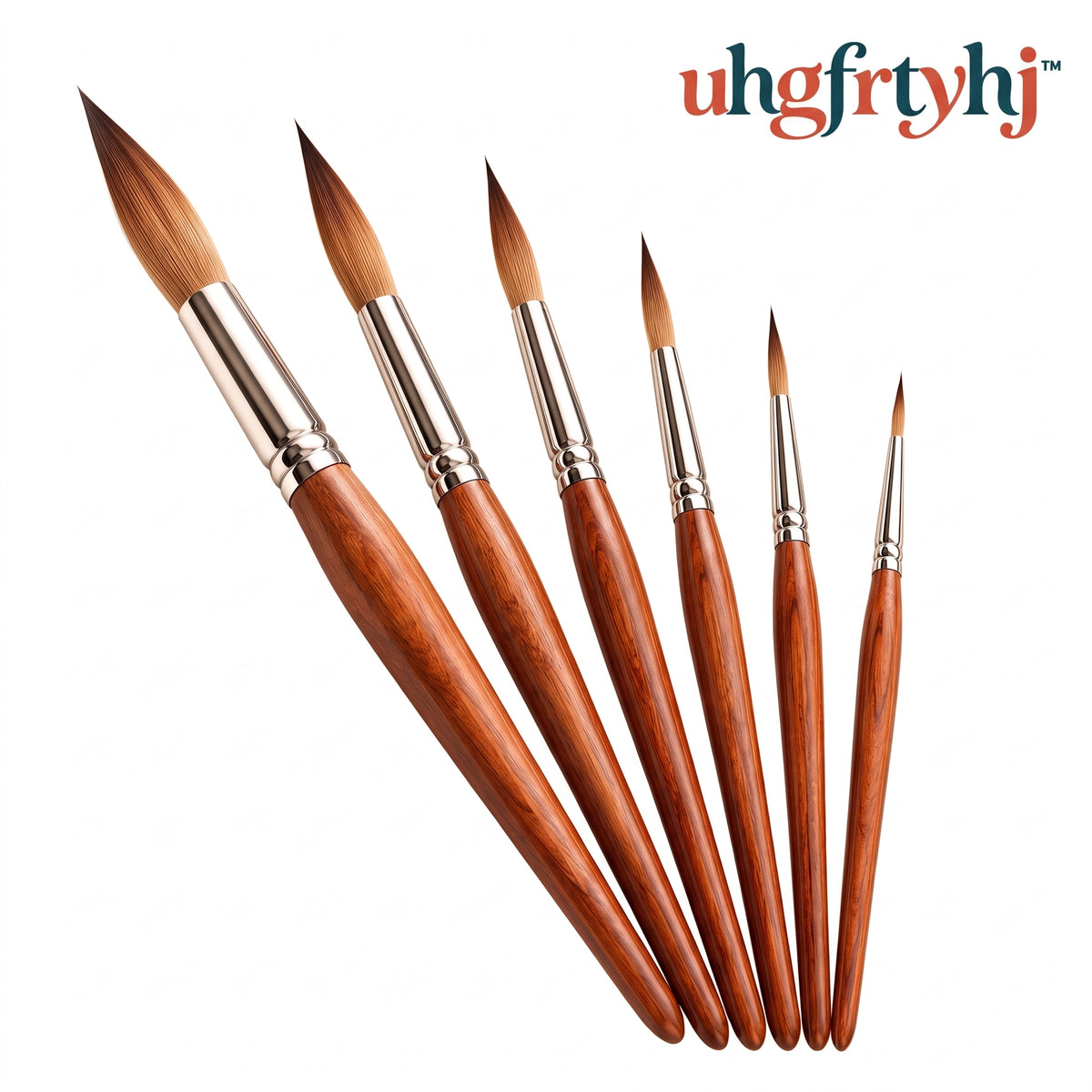 Round Paintbrush Set