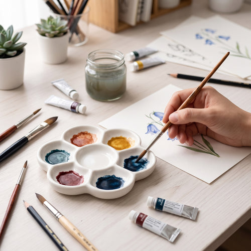 Ceramic Paint Mixing Palette