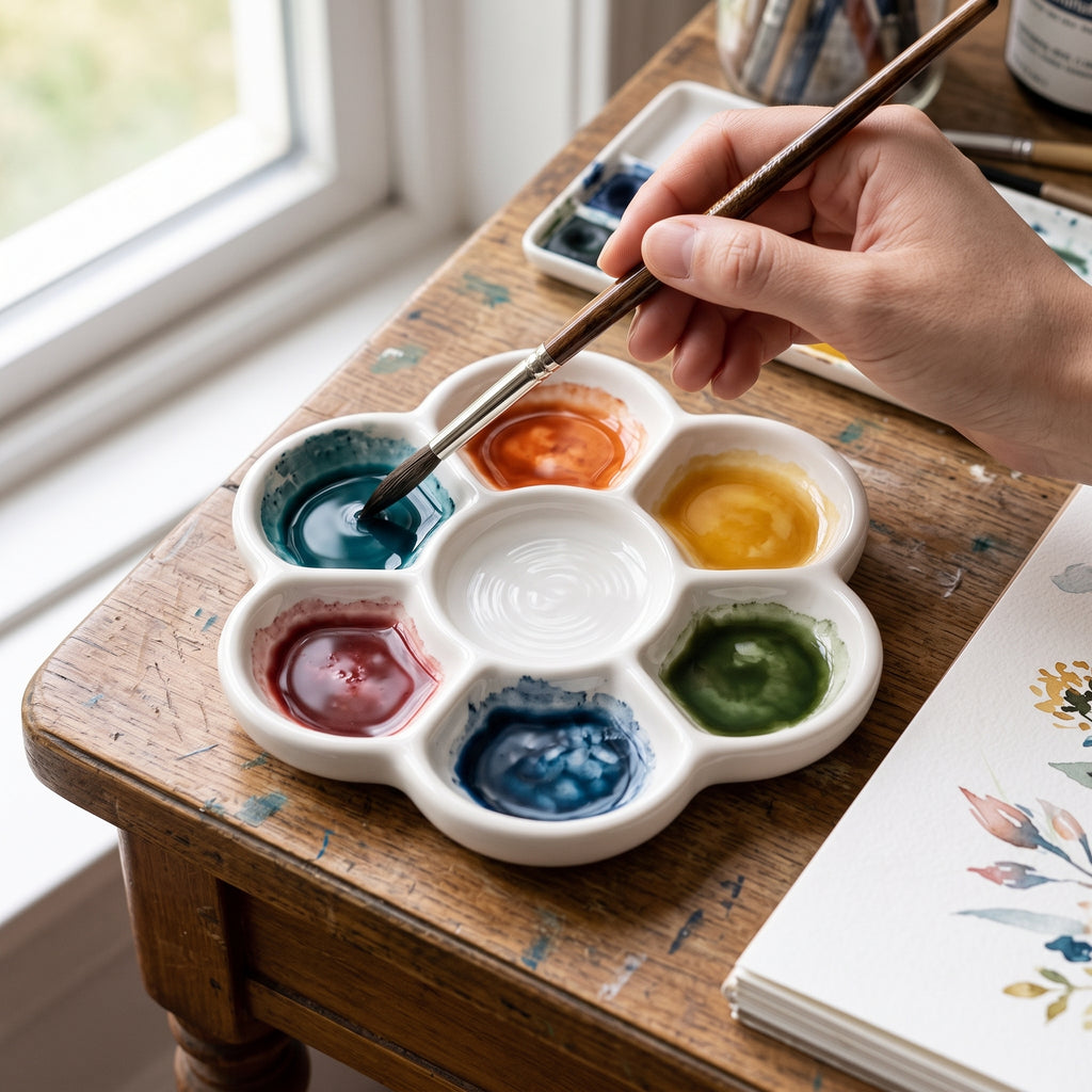 Ceramic Paint Mixing Palette