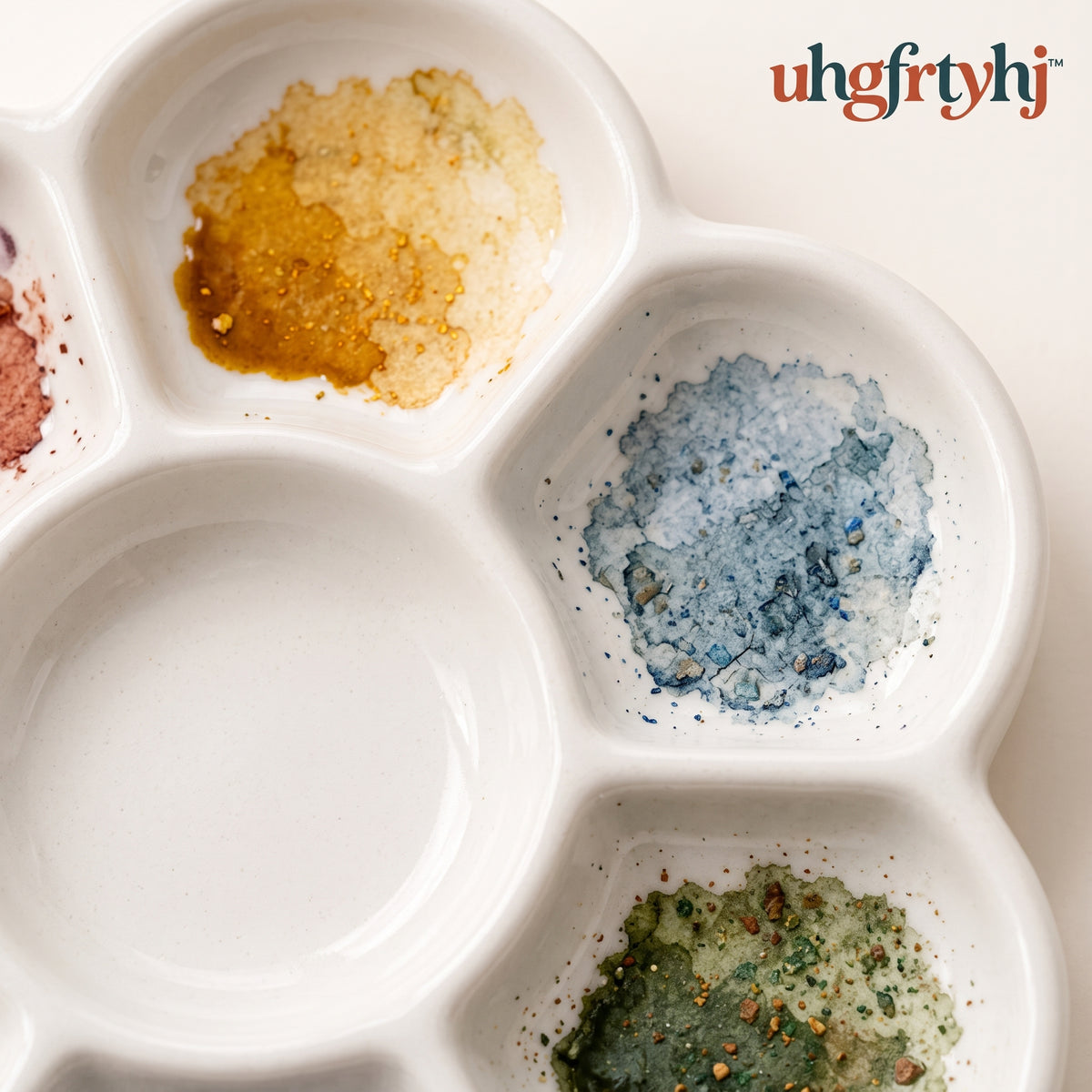 Ceramic Paint Mixing Palette