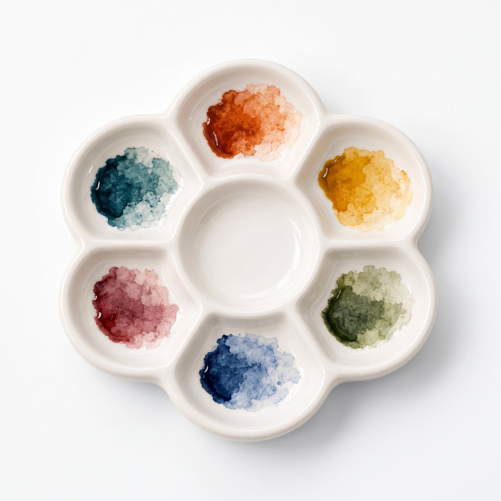 Ceramic Paint Mixing Palette